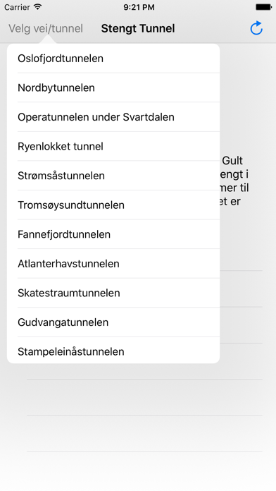 Stengt Tunnel - er veien åpen? Screenshot