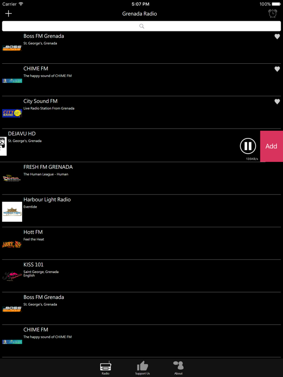 Grenadan Radio iPad screenshot 4 - Entertainment app