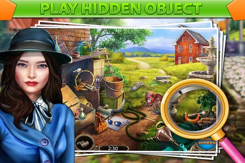 Family in Farm Town - find missing hidden objects screenshot 2