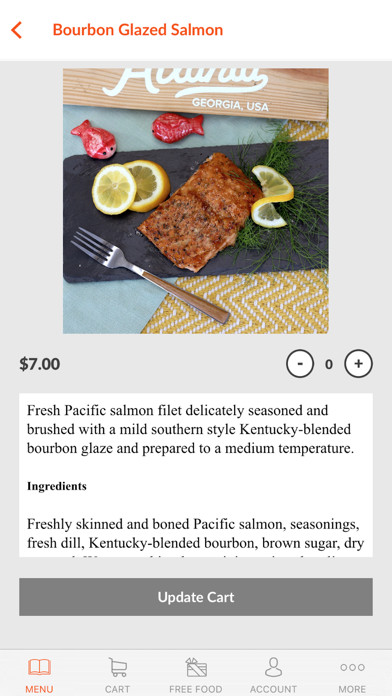 Real Meal Delivery iPhone screenshot 1 - Food & Drink app