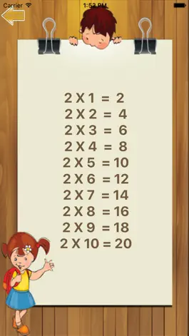 Game screenshot Learn Multiplication to kids apk