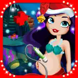 Mommy's Mermaid Newborn Baby Christmas Fun Salon - App Icon