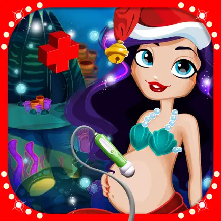 Mommy's Mermaid Newborn Baby Christmas Fun Salon Cheats