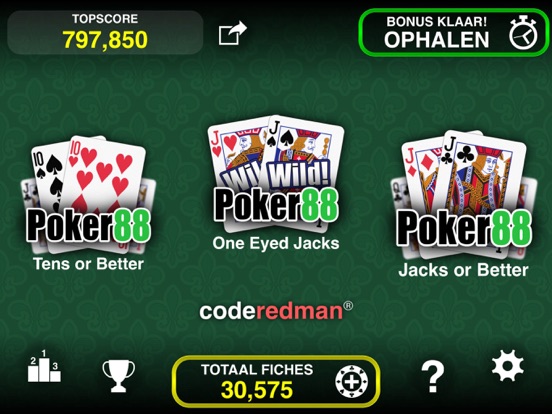 Poker 88 - Jacks or Better iPad app afbeelding 5