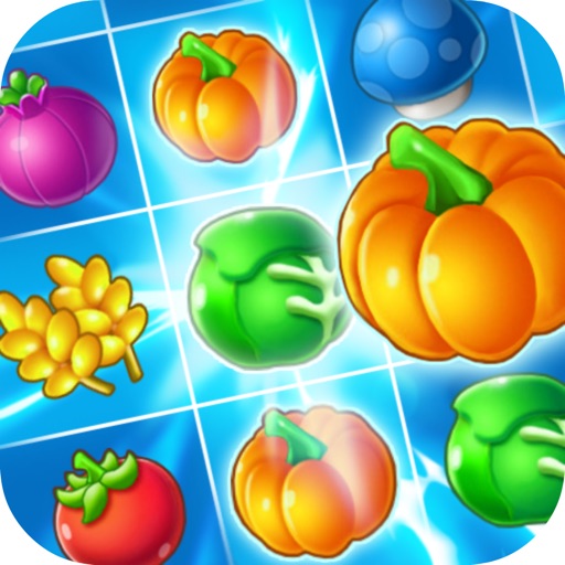 Super Farm Garden match 3 icon