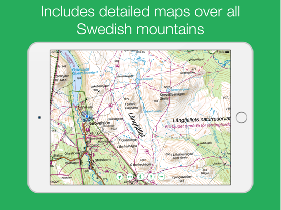Screenshot #4 pour Swedish Mountain Maps