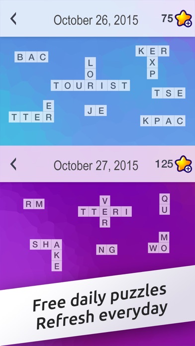 Crossword Jigsaw screenshot 4