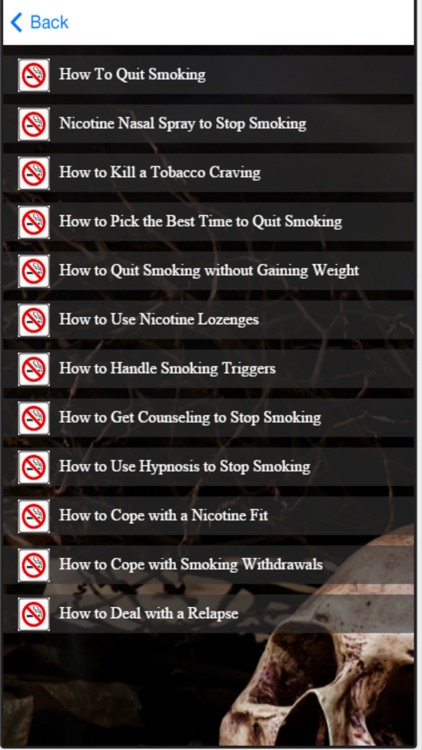 Quit Smoking Now - Self Help Tips To Stop Smoking screenshot-3