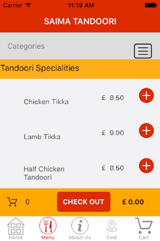 SAIMA TANDOORI screenshot 2