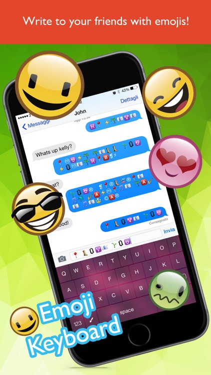 Write with emojis - Emoji keyboard