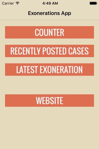 Exonerations screenshot 3