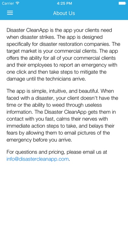Disaster CleanApp