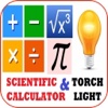 Scientific Calculator + LED Torchlight Flashlight