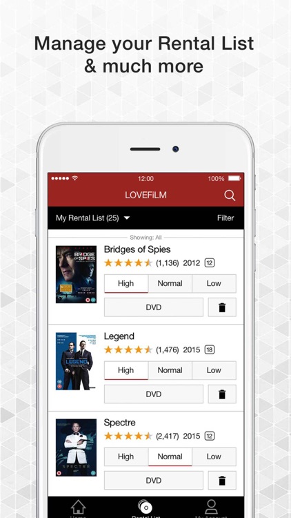 LOVEFiLM By Post UK for iPad