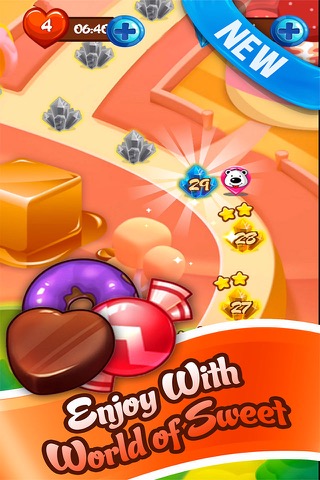 Sweet Jelly Garden : Match 3 puzzle Free Gameのおすすめ画像2