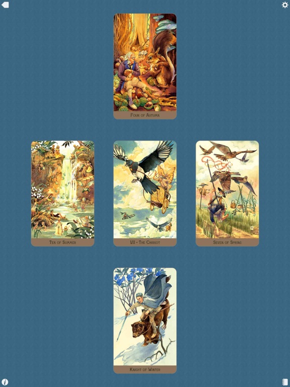 Victorian Fairy Tarot iPad screenshot 5 - Entertainment app