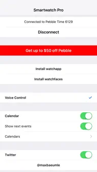 Smartwatch Pro For Pebble iphone bilder 1