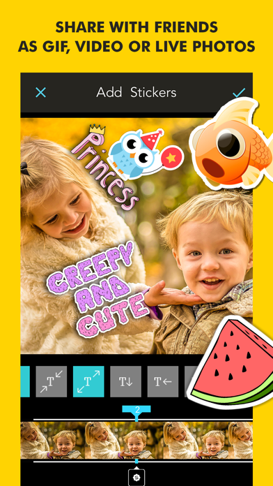 Screenshot #2 pour GIF Maker - Add Music to Videos & Video To GIF