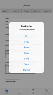 medical requisition form iphone screenshot 4