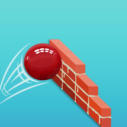 Ball Fall - the red metal ball fall-down iOS App