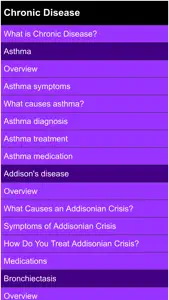 Chronic Diseases screenshot #1 for iPhone