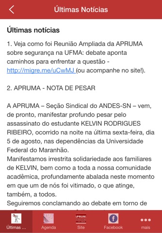 Apruma Notícias screenshot 2