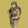 Army suits photo-montage