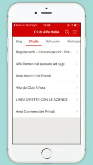 club alfa italia iPhone Captures Décran 2