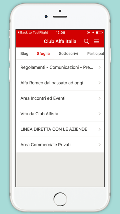Screenshot #2 pour Club Alfa Italia