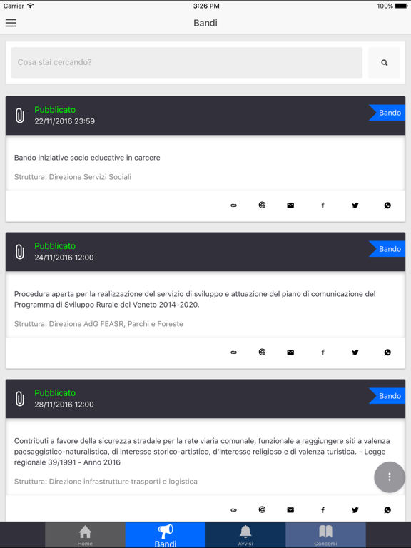 Screenshot #5 pour Bandi Avvisi Concorsi