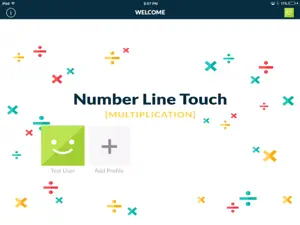 Number Line Touch: Multiplication screenshot #2 for iPad