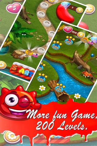 Jelly Garden puzzle : 3 Match Free Gameのおすすめ画像2