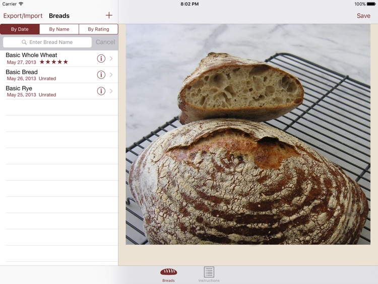 Artisan Bread for iPad