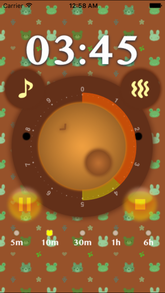 #2. Kuma Timer - Bear's Face Timer (iOS) By: takashi seki