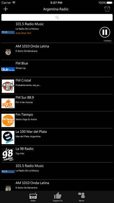 Argentina Radio - Argentine Radio iPhone screenshot 2 - Entertainment app
