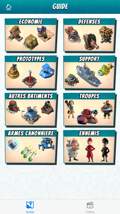 Screenshot #2 pour Guide français pour Boom Beach - Astuces, stratégies, vidéos