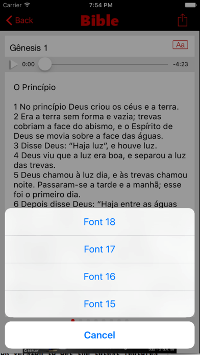 Nova Versão Internacional Bíblia (Audio) screenshot 5