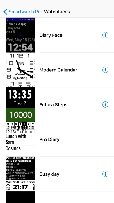 Smartwatch Pro for Pebble Screenshot