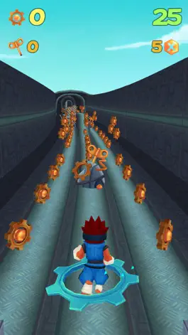 Game screenshot Hero Ninja Naru Kid Run - Rail Train Arcade Fast Rush Endless Edition Game apk