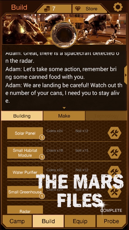 The Mars Files: Survival Game