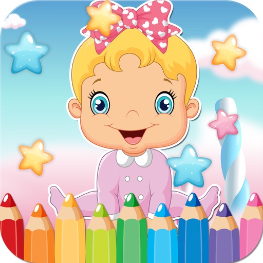 Baby Coloring Book educational game play classroom