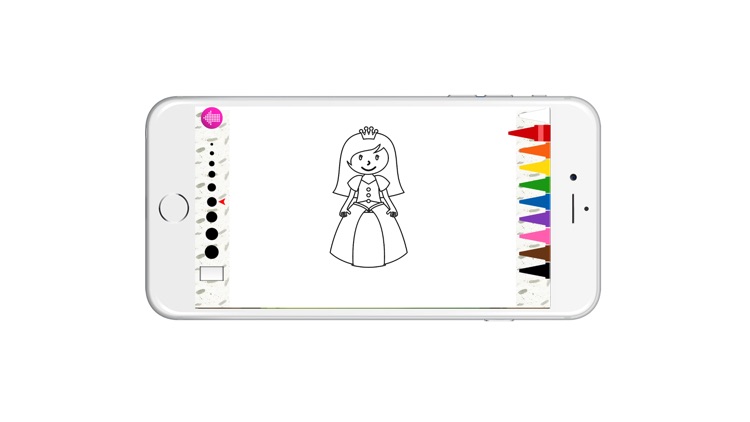 Coloring books (princess3) : Coloring Pages & Learning Games For Kids Free!