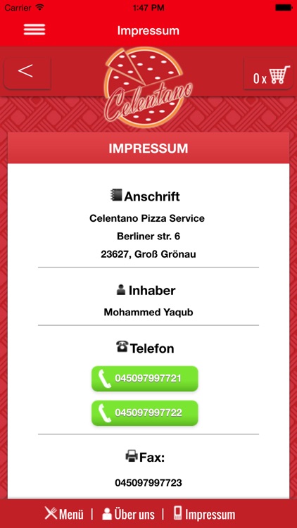 Celentano Pizza Service