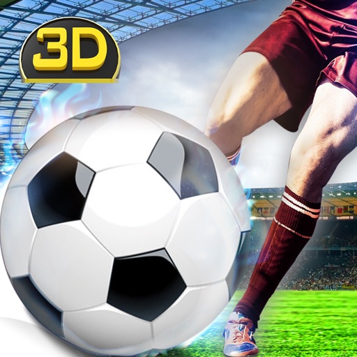 Flick Soccer Free Kick Shot - Premier Football Flick Sports Game iOS App