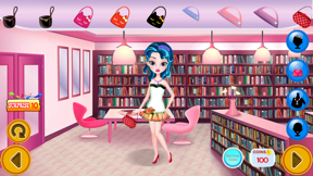 Princess Fashion Library 2 - Makeup, Dressup, Spa screenshot