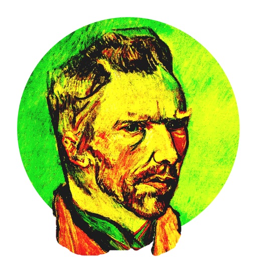 Vincent Van Gogh & AI IQ neural museum app with artificial network art paintings and famous drawings icon