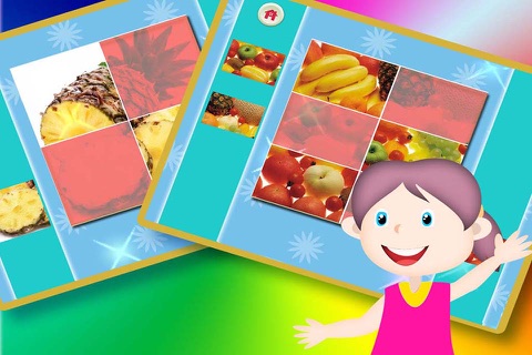 儿童智力拼图游戏乐园- 宝宝拼水果大巴士 screenshot 2