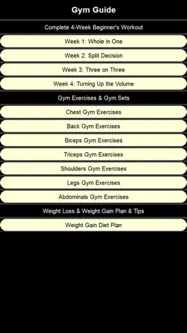 Game screenshot Gym Guide and Workout mod apk