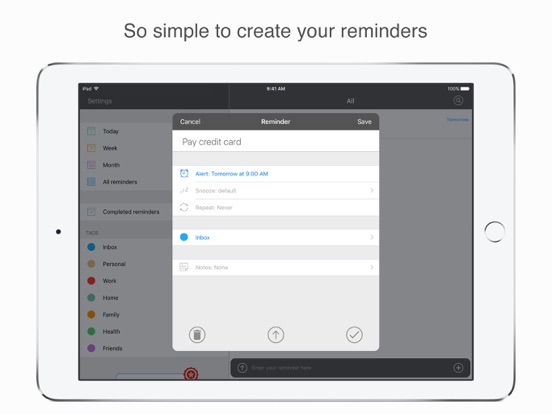 QuickeR! iPad screenshot 5 - Productivity app