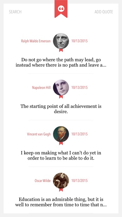 Screenshot #1 pour Quotes to Go — Notebook for your Quotes